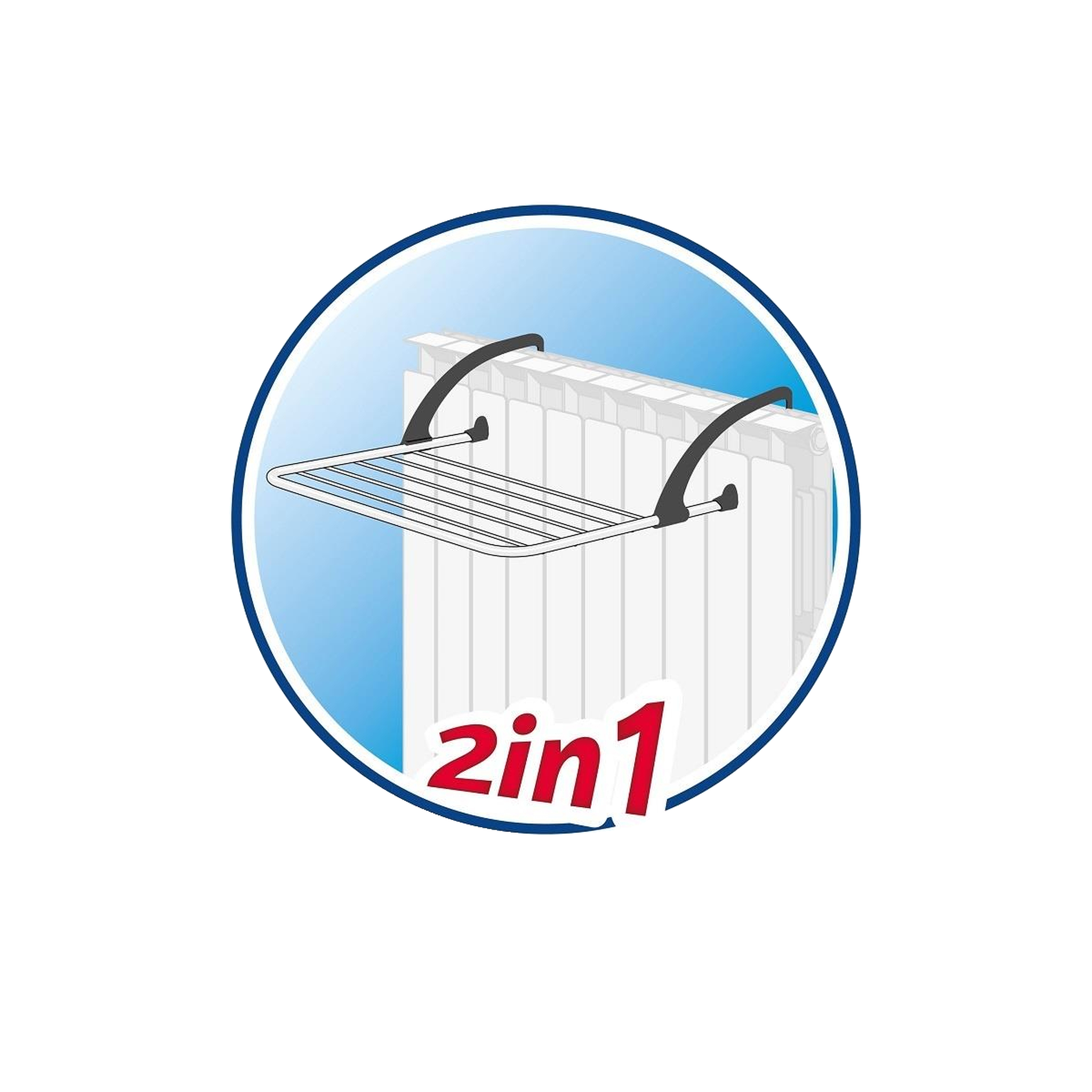 Voir la diapositive 4 : vileda Séchoir à linge Vileda premium 2in1 18m blanche