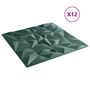 Voir la diapositive 4 : VIDAXL Panneaux muraux 12 pcs vert 50x50 cm XPS 3 m² amethyste