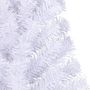 Voir la diapositive 6 : VIDAXL Sapin de Noël artificiel moitie avec support blanc 150 cm PVC
