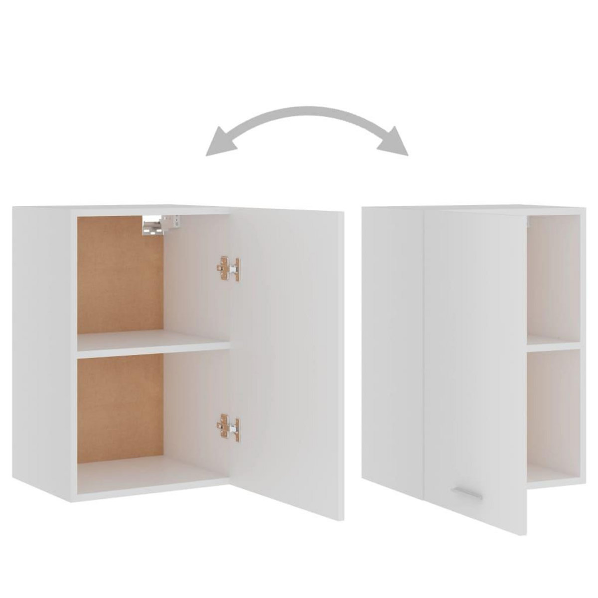 VIDAXL Armoire suspendue Blanc 39,5x31x60 cm Bois d'ingenierie
