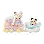 Voir la diapositive 3 : Sylvanian Families Mini-figurines - SYLVANIAN FAMILIES - Le petit train des nuages - Des 3 ans