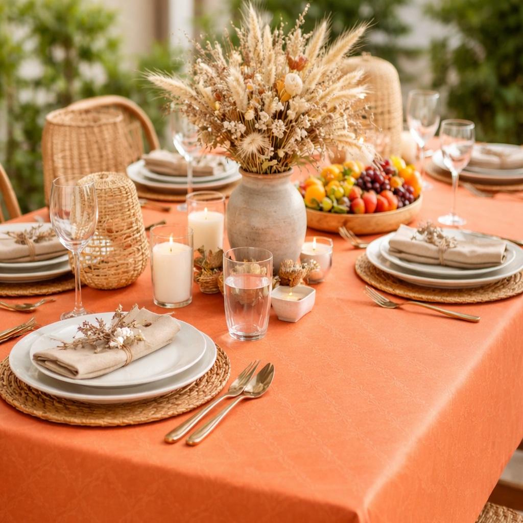Voir la diapositive 2 : Eden Nappe en papier design et moderne