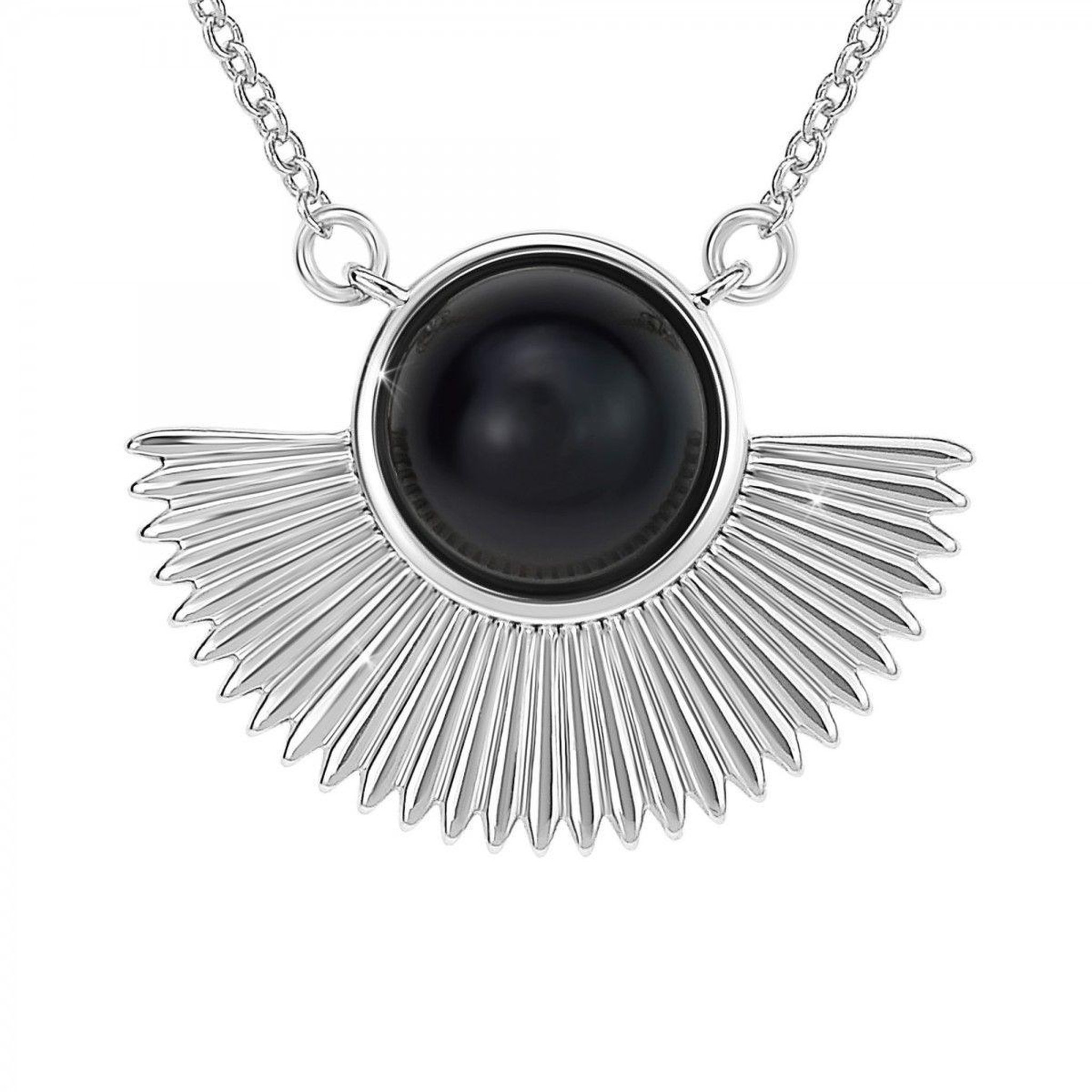 SC CRYSTAL Collier par SC Crystal orné d'obsidienne