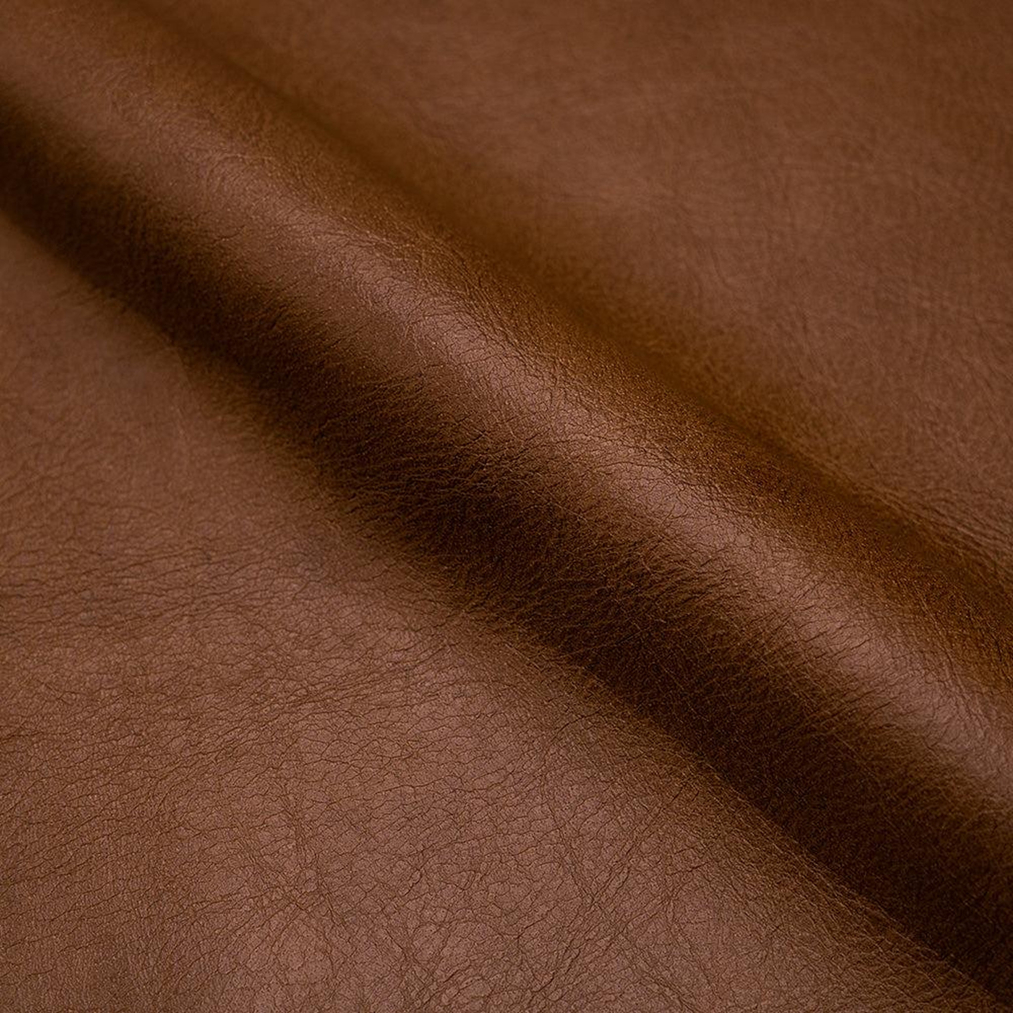 Voir la diapositive 3 : MAISON PAVANE Chaise en cuir de buffle marron et pieds en métal noir-anatole