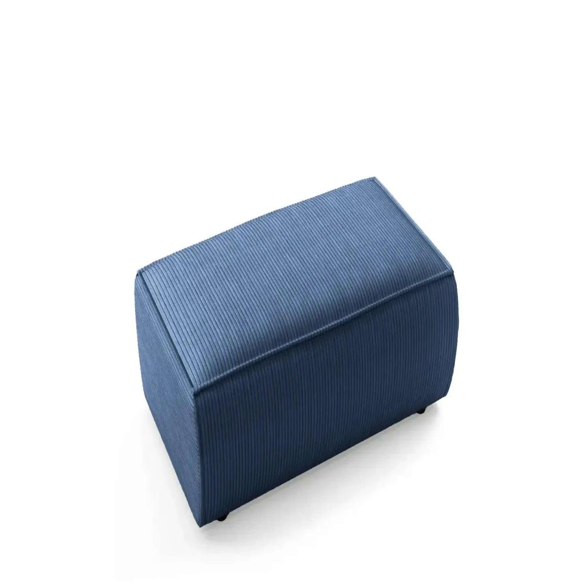 Voir la diapositive 5 : CASANOVA PARIS Jade - pouf velours côtelé