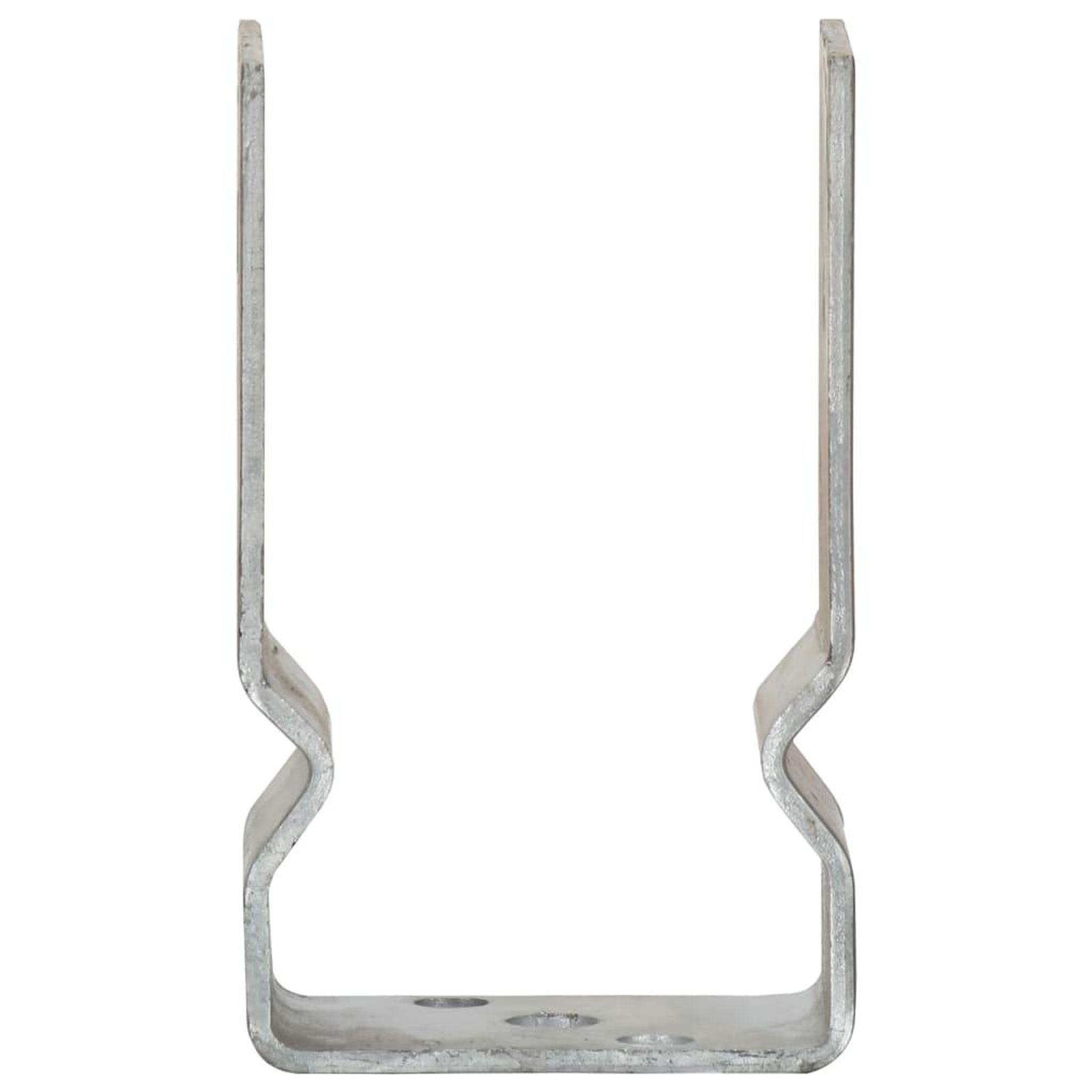 Voir la diapositive 3 : VIDAXL Piquets de cloture 6 pcs Argente 8x6x15 cm Acier galvanise