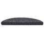 Voir la diapositive 4 : VIDAXL Tapis d'escalier auto-adhesif 15 pcs 56x17x3 cm Gris fonce
