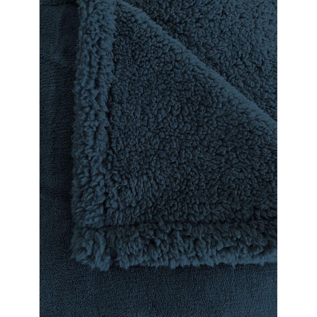 ACTUEL Plaid uni double face corral/sherpa 