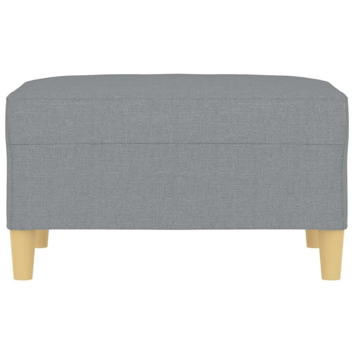 VIDAXL Repose-pied Gris clair 70x55x41 cm Tissu