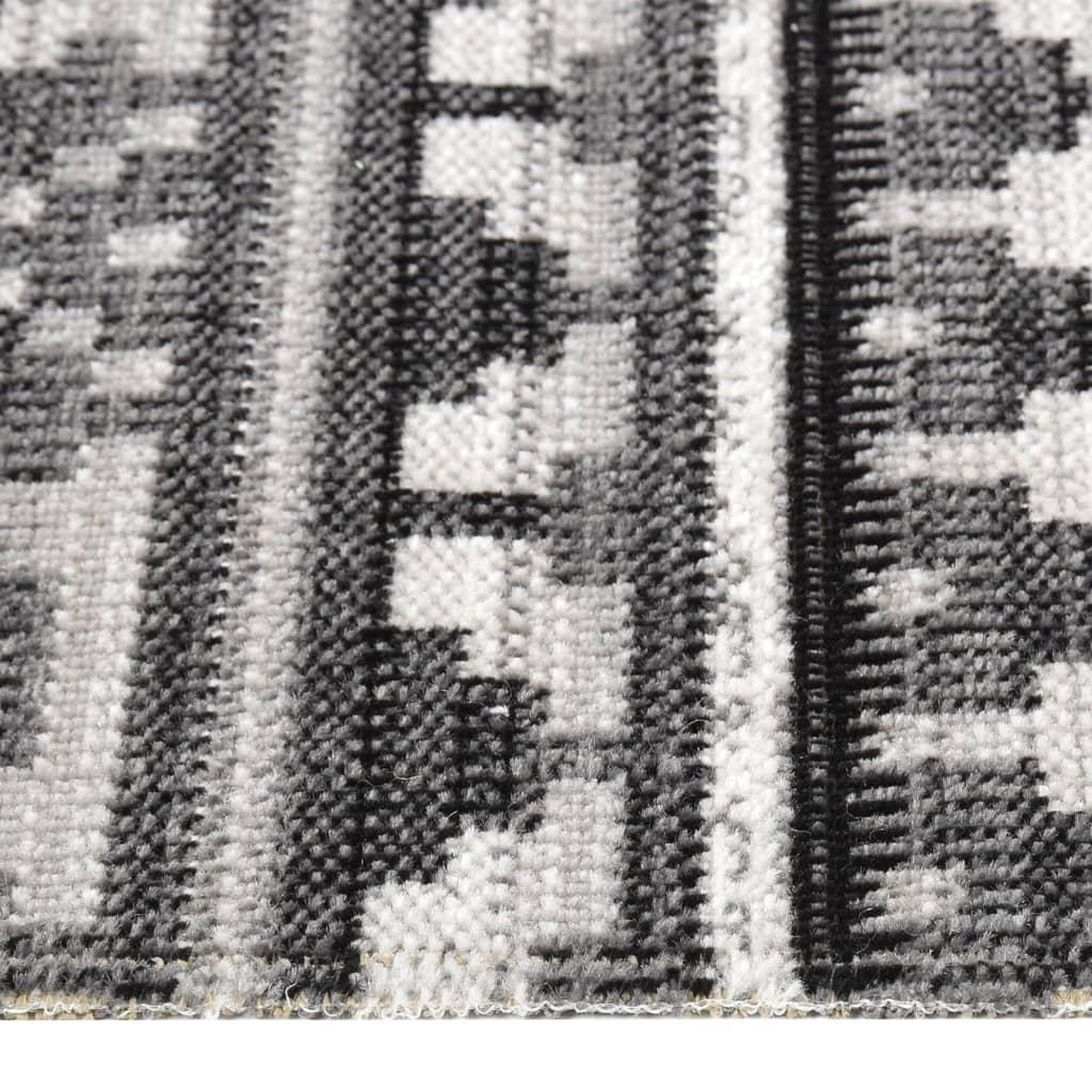 Voir la diapositive 4 : VIDAXL Tapis a tissage plat d'exterieur 115x170 cm Gris fonce