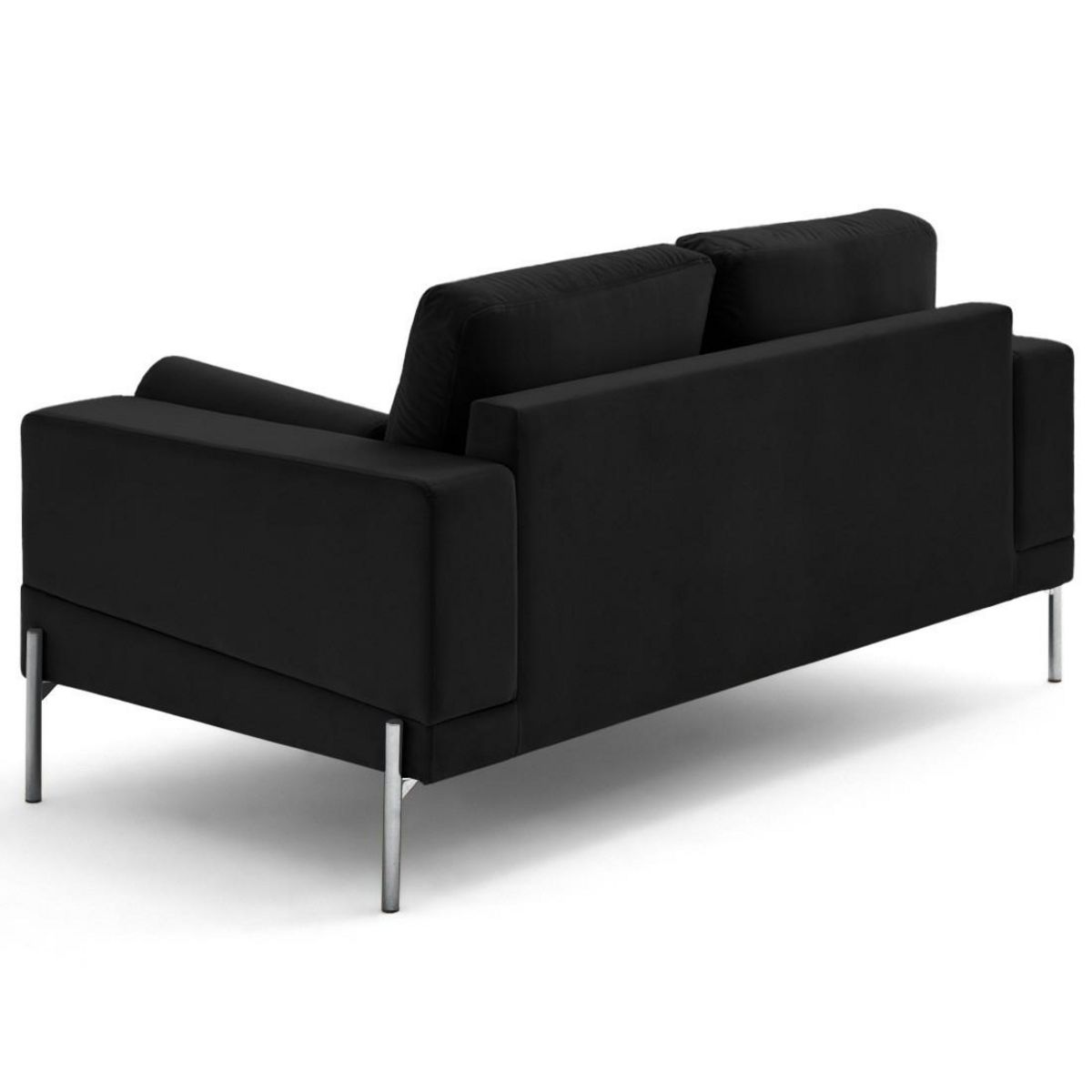 LISA DESIGN Isaure - canapé droit 2 places en velours