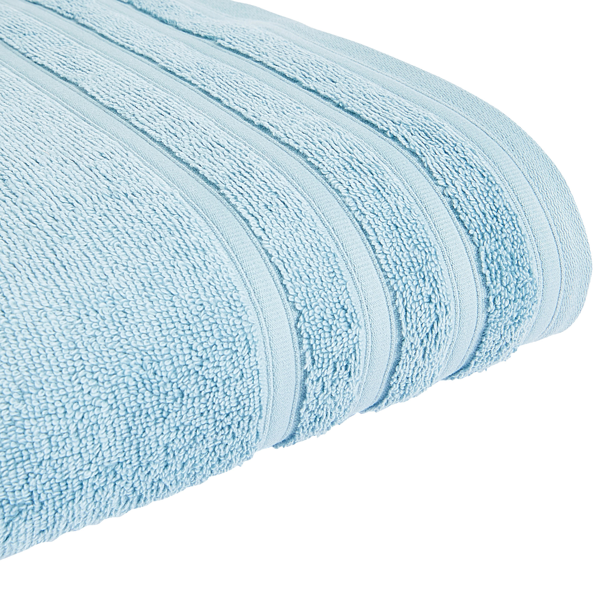 Voir la diapositive 2 : ACTUEL  Serviette de toilette unie en coton bouclé 500 gr/m2