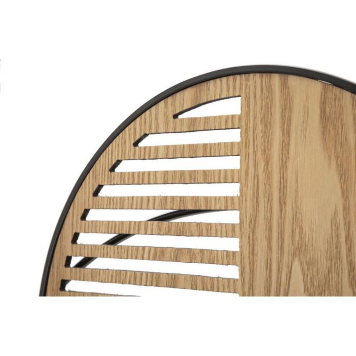 Paris Prix Décoration Murale en Métal  Woody  134cm Marron & Noir