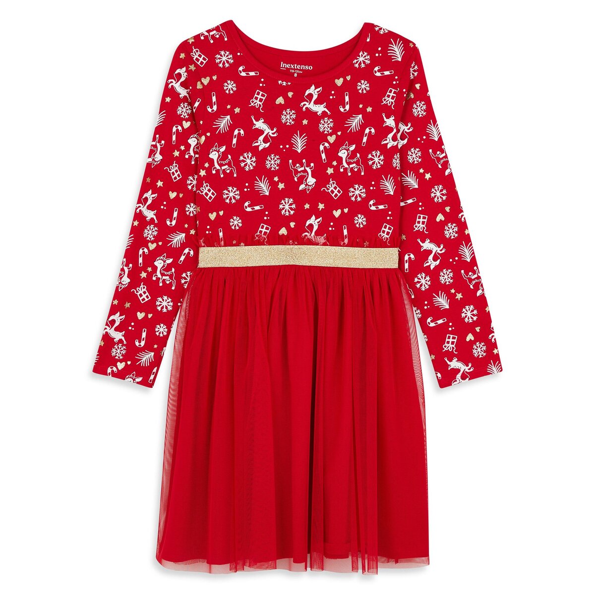 Robe rouge fille noel hot sale