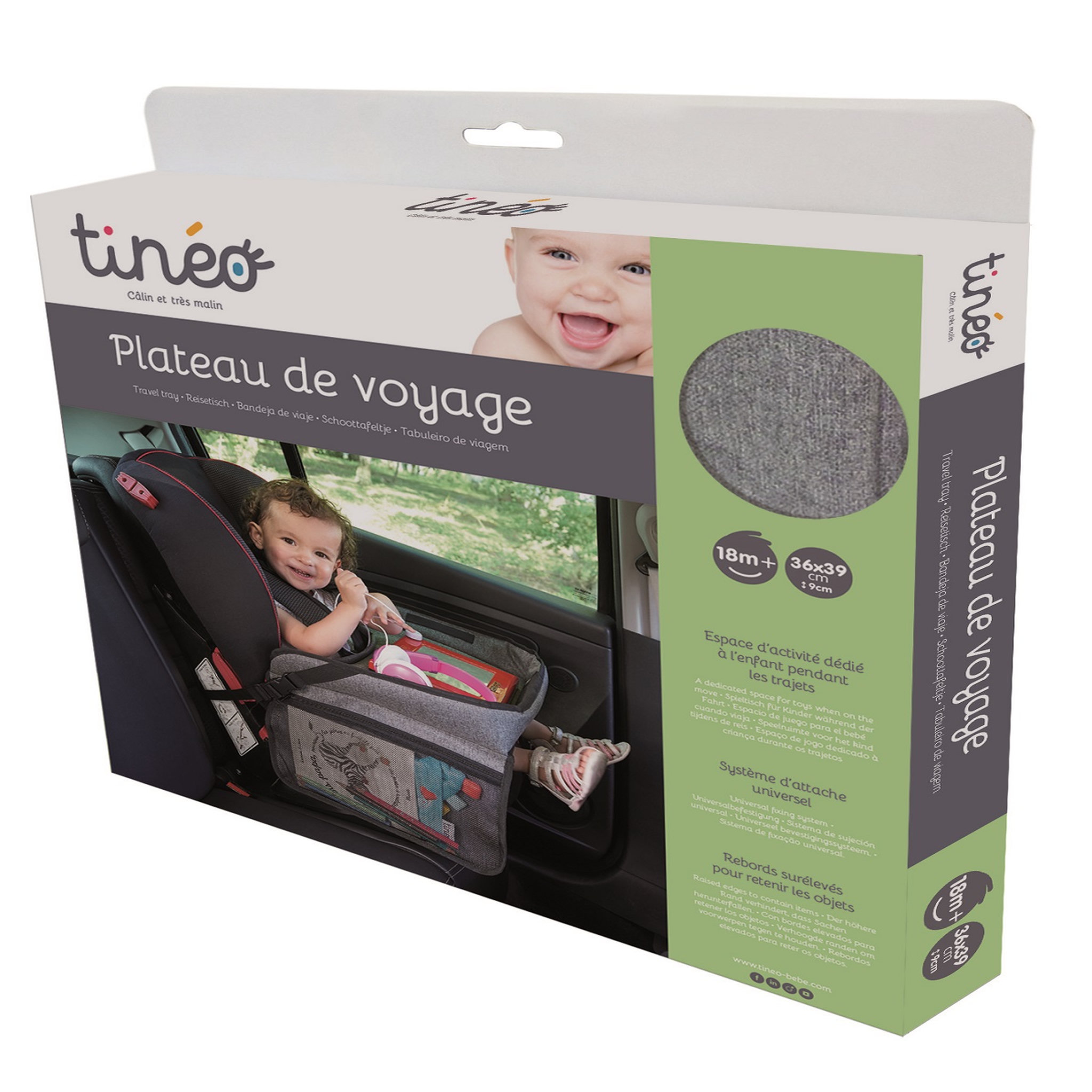 Voir la diapositive 4 : TINEO Plateau de voyage pour enfant