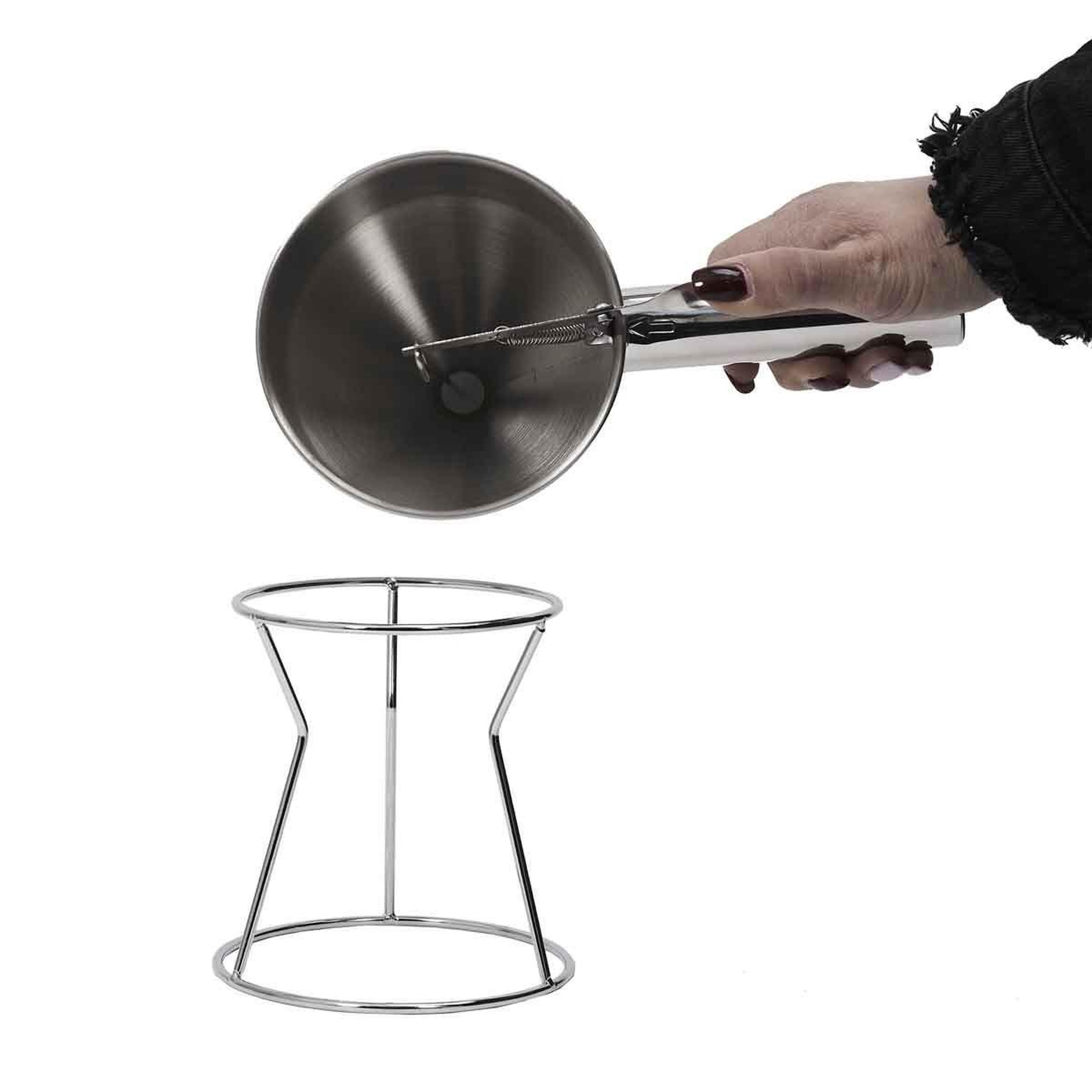 Voir la diapositive 5 : Lily Cook Verseur de pâte à piston  inox  1,2l argent