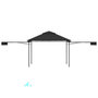 Voir la diapositive 4 : VIDAXL Belvedere et double toits etentus 3x3x2,75 m Anthracite 180g/m^2