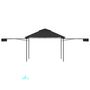 Voir la diapositive 4 : VIDAXL Belvedere et double toits etentus 3x3x2,75 m Anthracite 180g/m^2