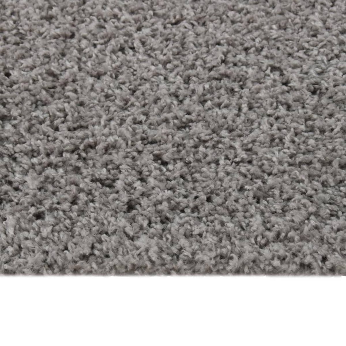 VIDAXL Tapis shaggy a poils longs Gris 120x170 cm