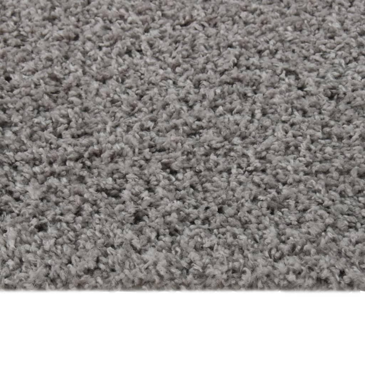 VIDAXL Tapis shaggy a poils longs Gris 120x170 cm
