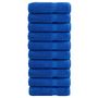 Voir la diapositive 1 : VIDAXL Serviettes de bain de qualité supérieure SOLUND 10 pcs bleu