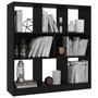 Voir la diapositive 3 : VIDAXL Bibliotheque Noir 97,5x29,5x100 cm Bois d'ingenierie
