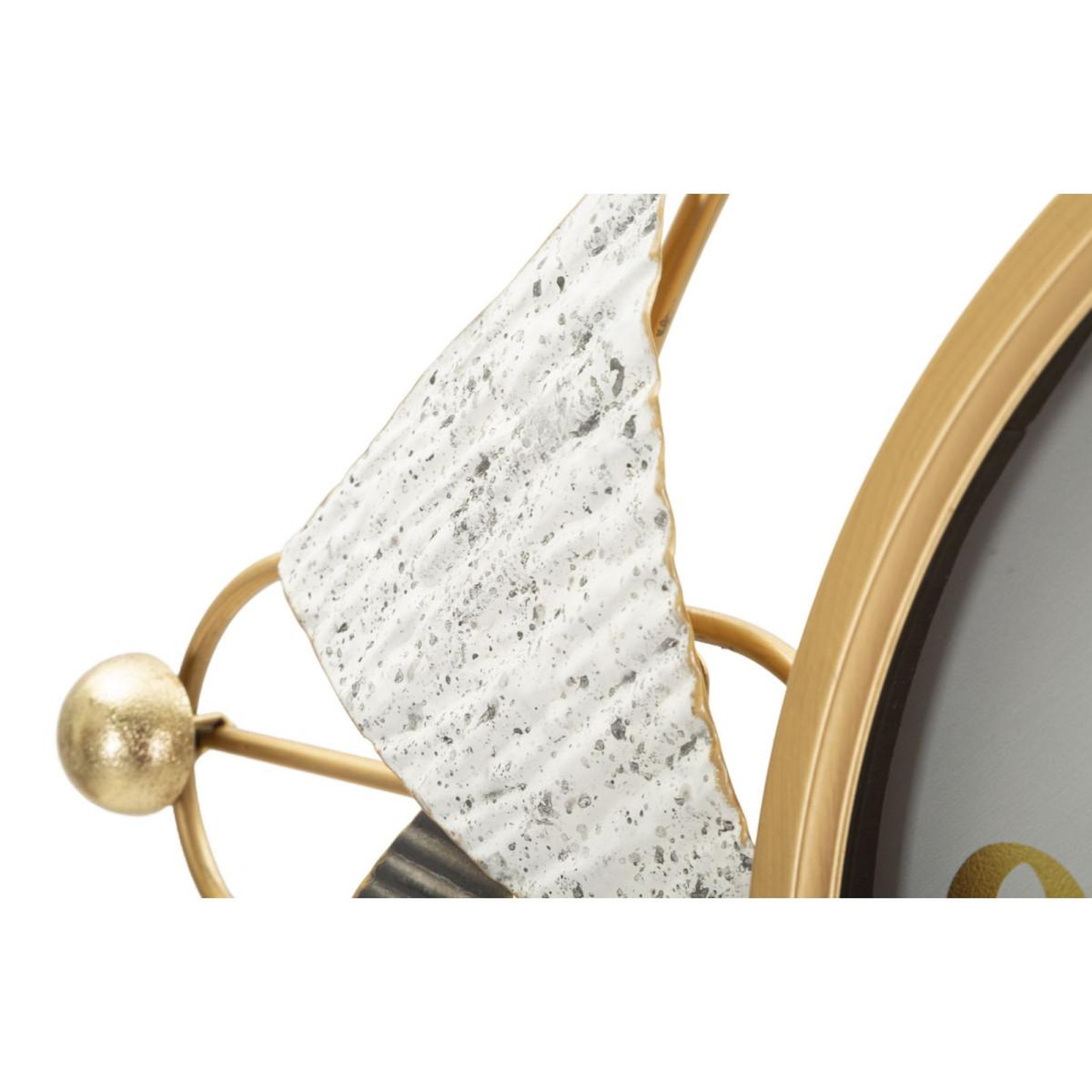 Voir la diapositive 5 : Paris Prix Horloge murale design  amy  120cm or
