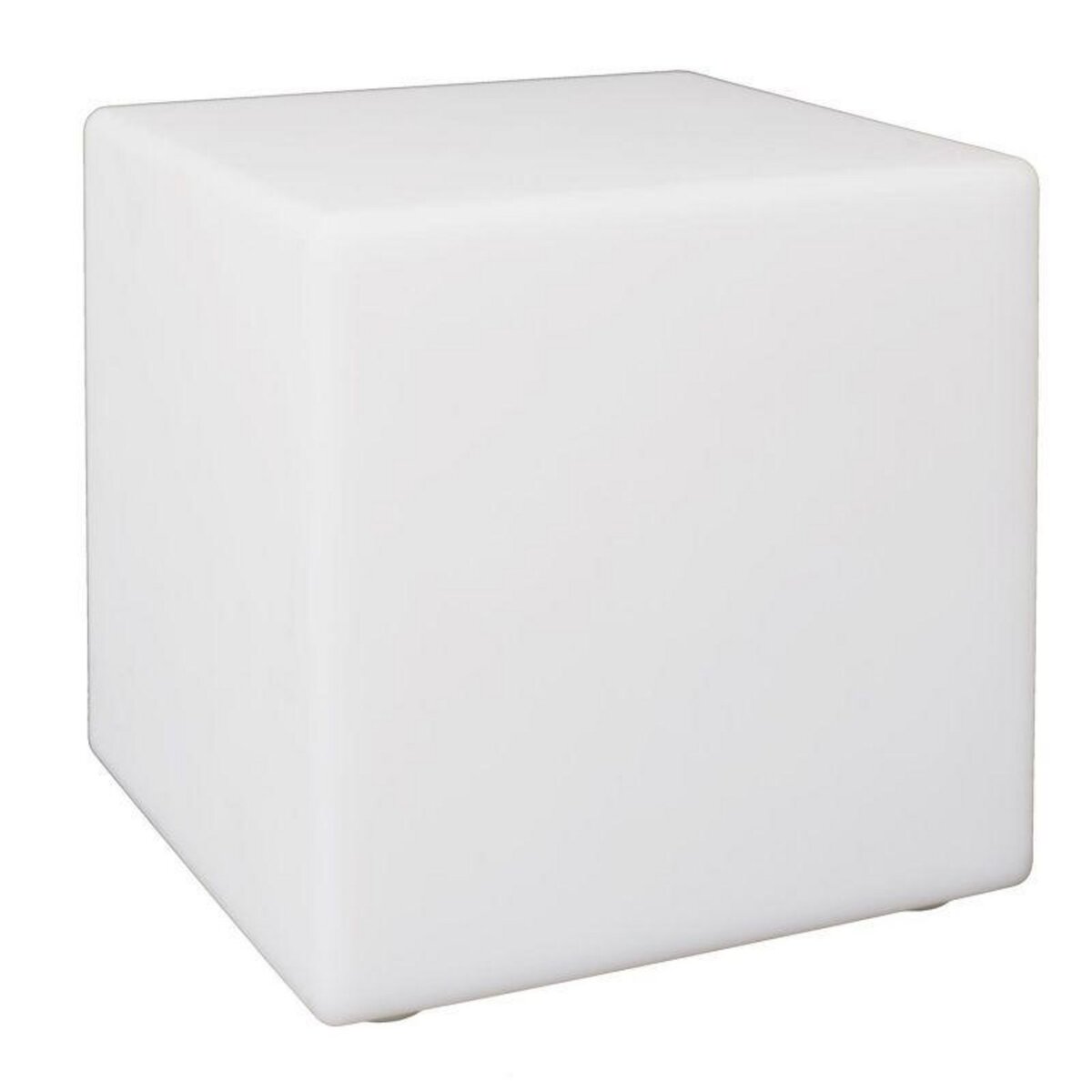 Paris Prix Lampe Cube d'Extérieur  Télécommande  25cm Blanc