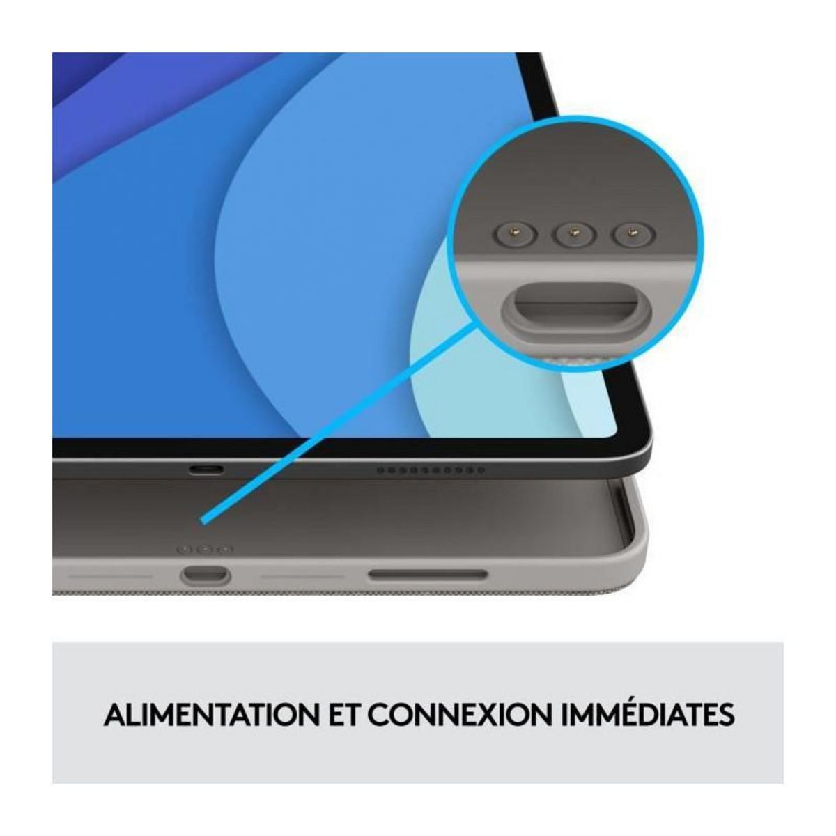 Logitech Clavier et etui - Tablette - Logitech - COMBO TOUCH IPAD PRO 11 - APPLE