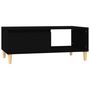 Voir la diapositive 2 : VIDAXL Table basse Noir 90x50x36,5 cm Bois d'ingenierie
