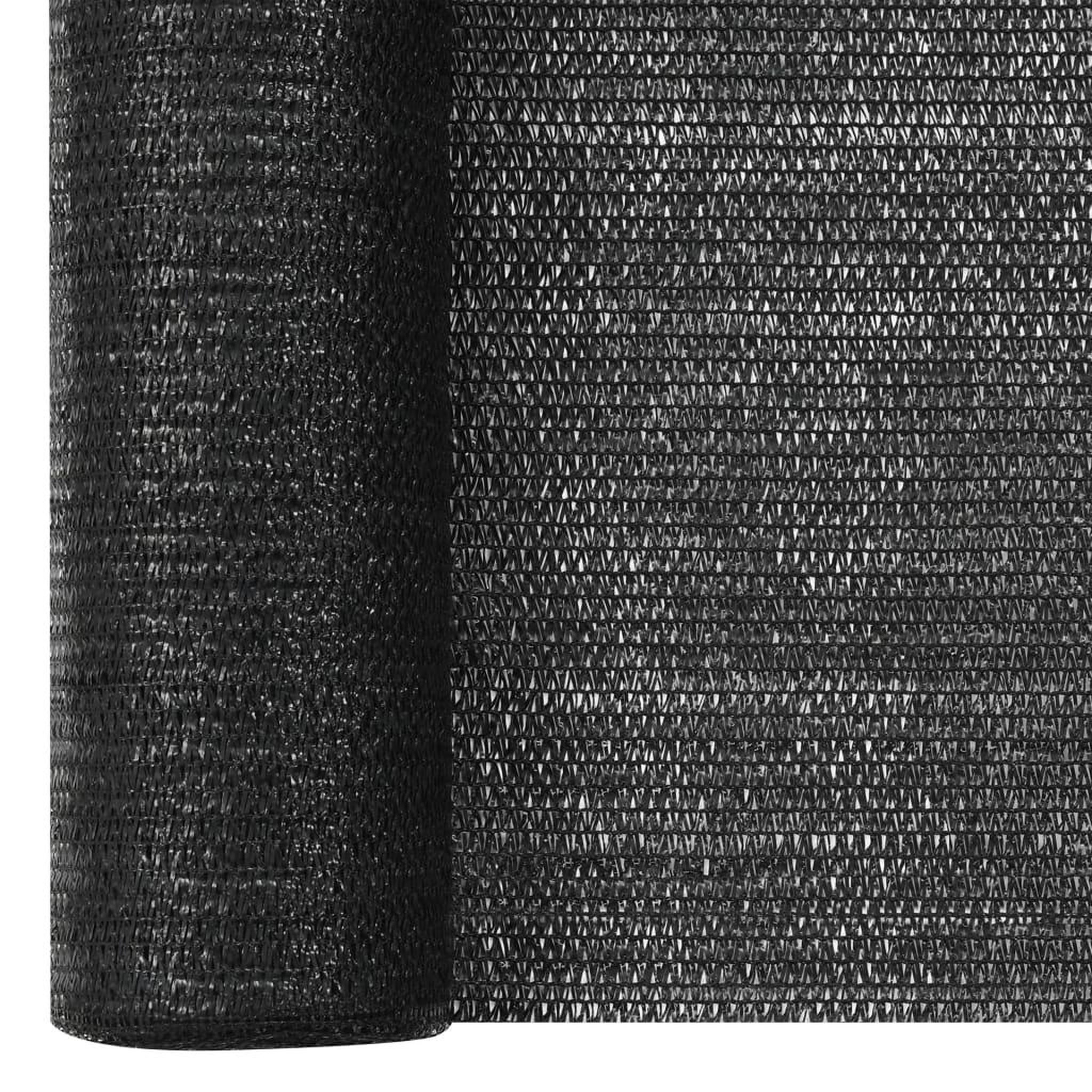 Voir la diapositive 3 : VIDAXL Filet brise-vue Noir 2x10 m PEHD 75 g/m^2