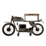 Voir la diapositive 2 : Paris Prix Table de Bar Design  Motocyclette  200cm Gris