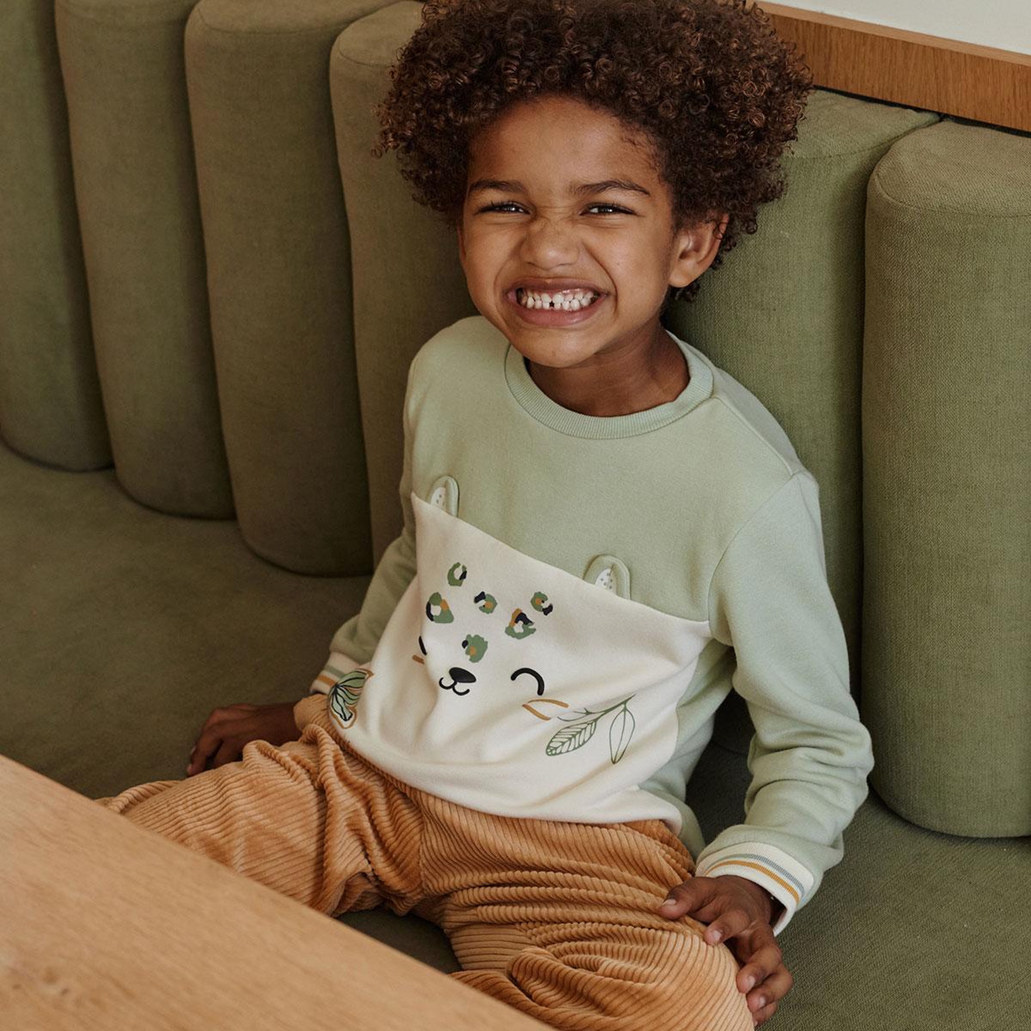 Voir la diapositive 6 : Petit Béguin Sweat-shirt enfant en molleton Boavista