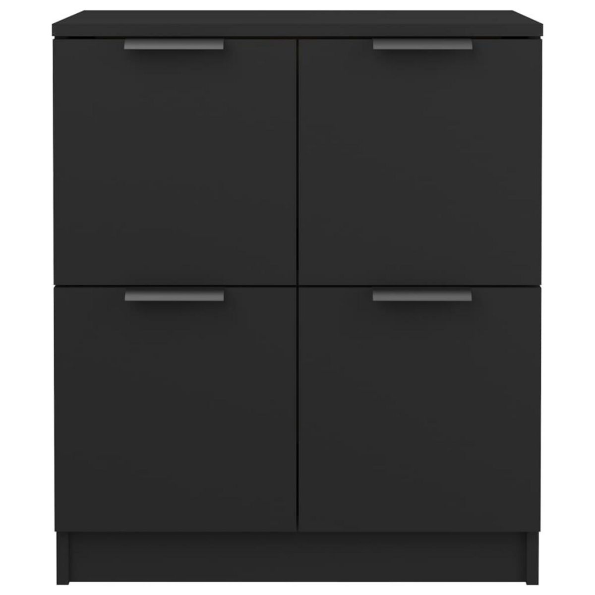 VIDAXL Buffet noir 60x30x70 cm bois d'ingenierie