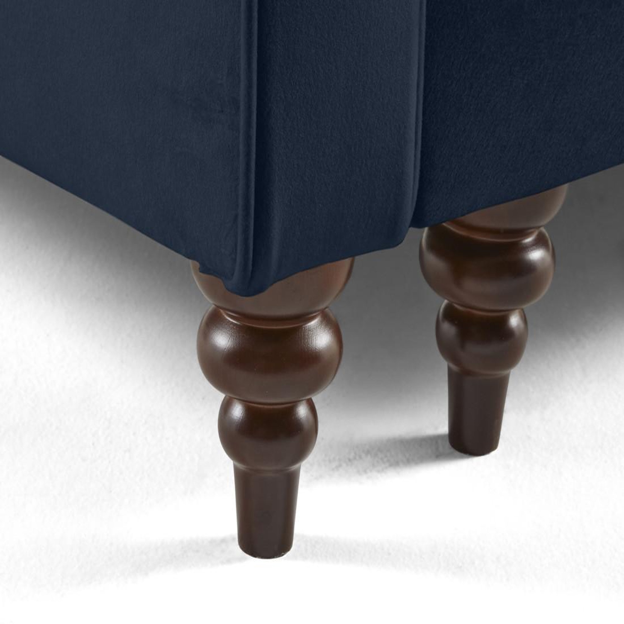 Voir la diapositive 5 : BEST MOBILIER Flamingo - canapé droit 3 places convertible en velours