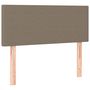 Voir la diapositive 4 : VIDAXL Tete de lit a LED Taupe 80x5x78/88 cm Tissu