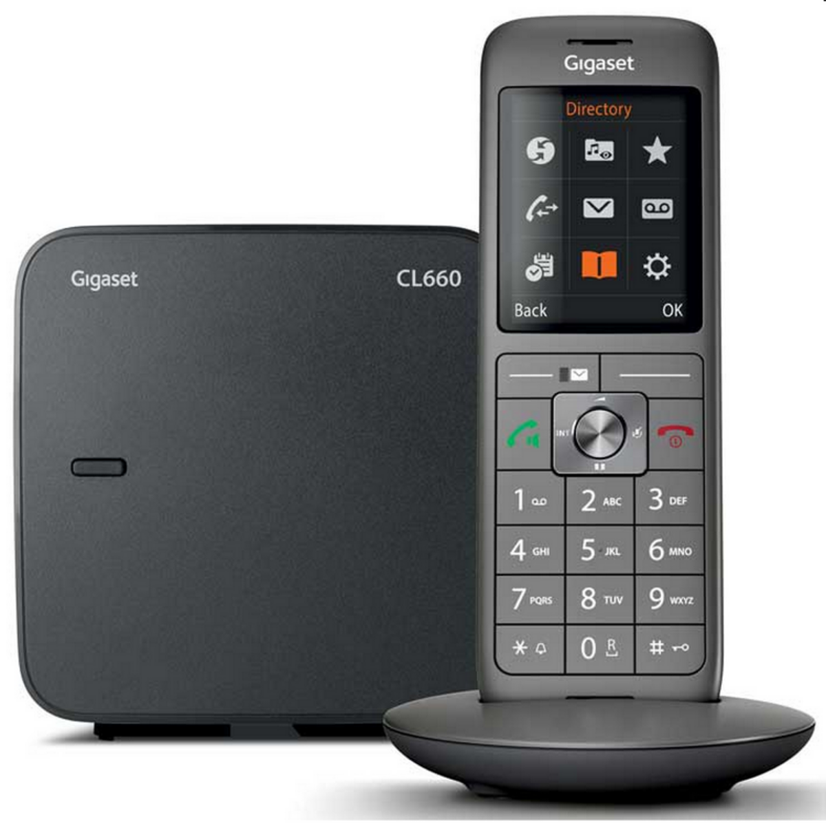 GIGASET Téléphone sans fil duo dect anthracite - cl660duo