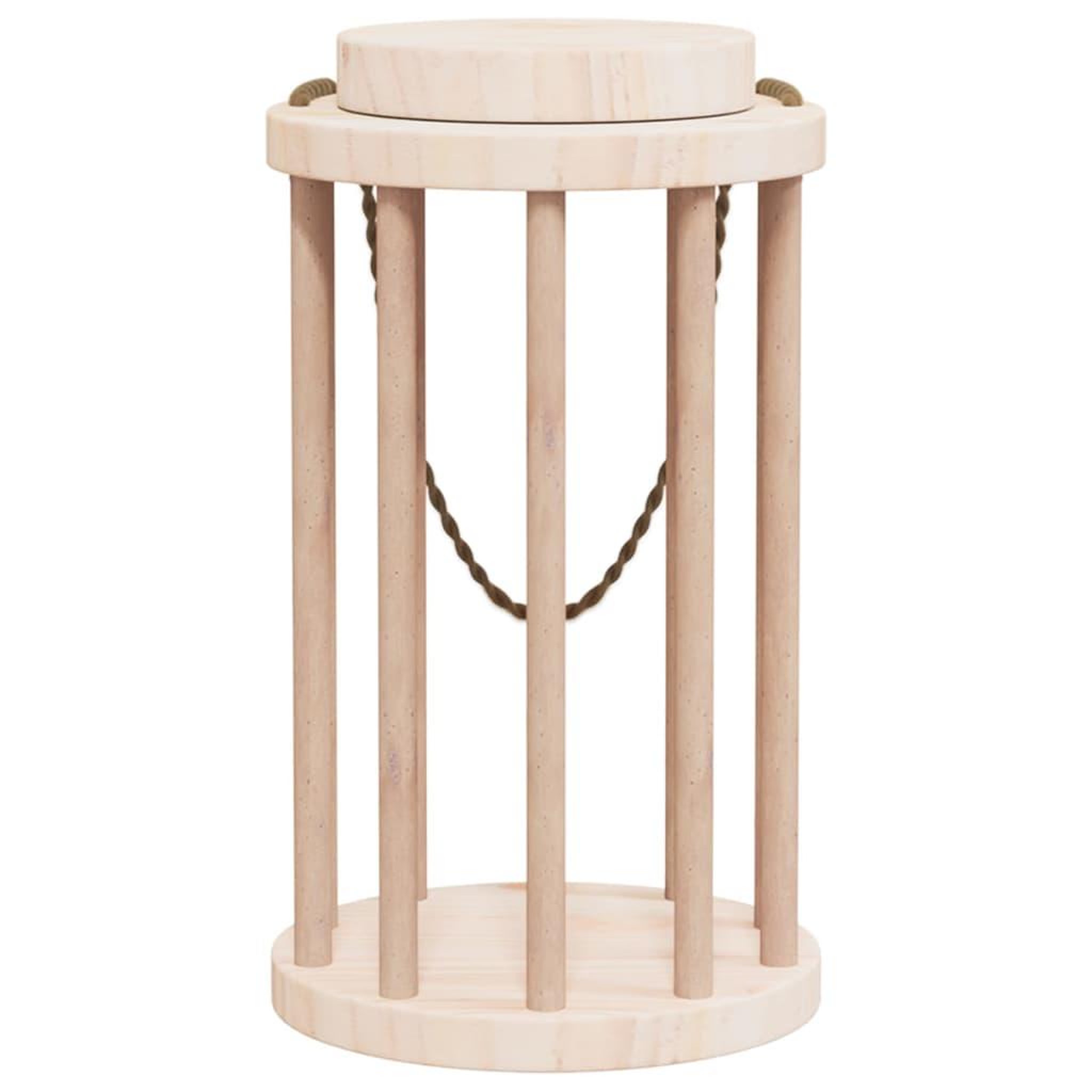 Voir la diapositive 3 : VIDAXL Mangeoire a foin pour lapins Ø15x25,5 cm bois massif de sapin