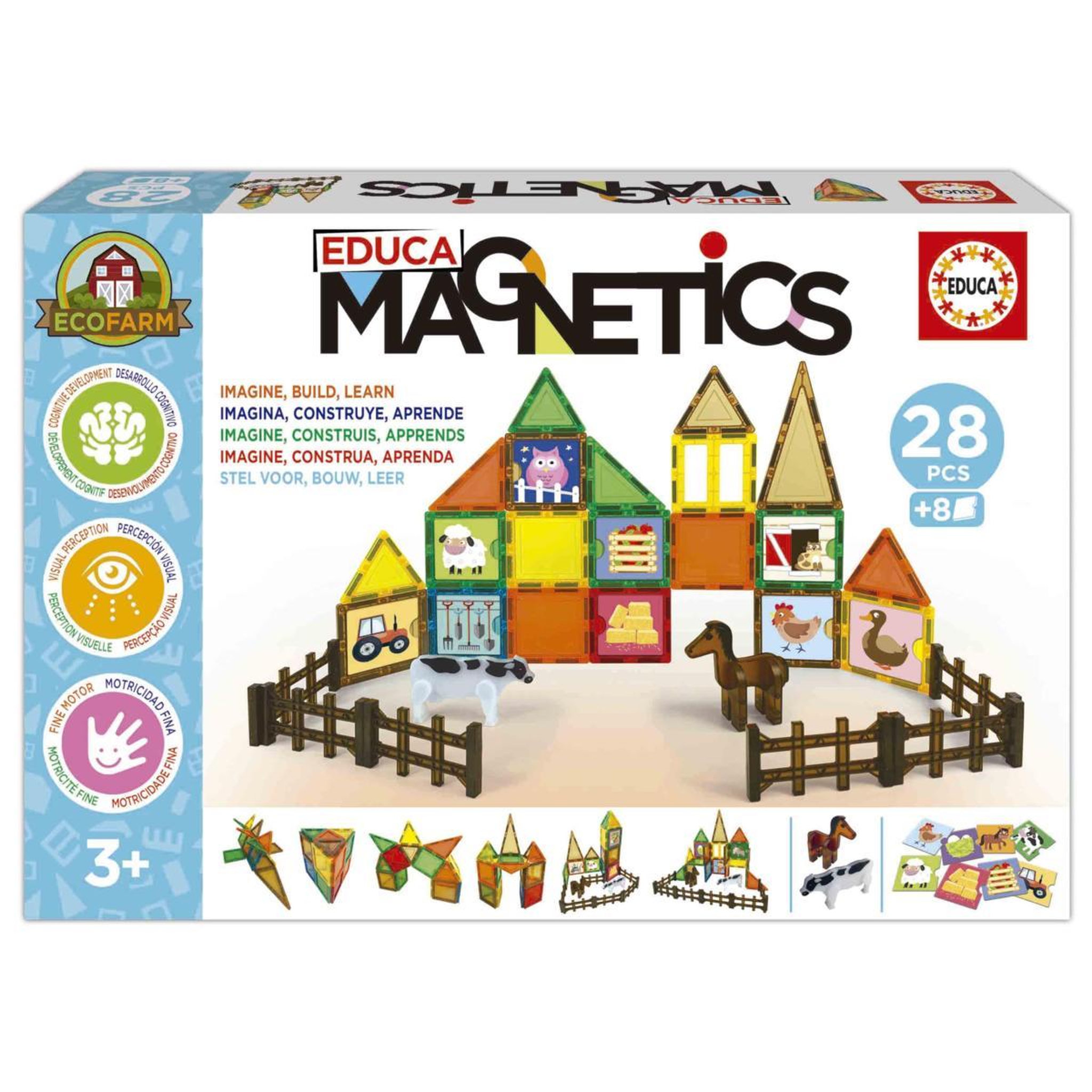 EDUCA Educa Magnetics Eco Farm 28Pcs