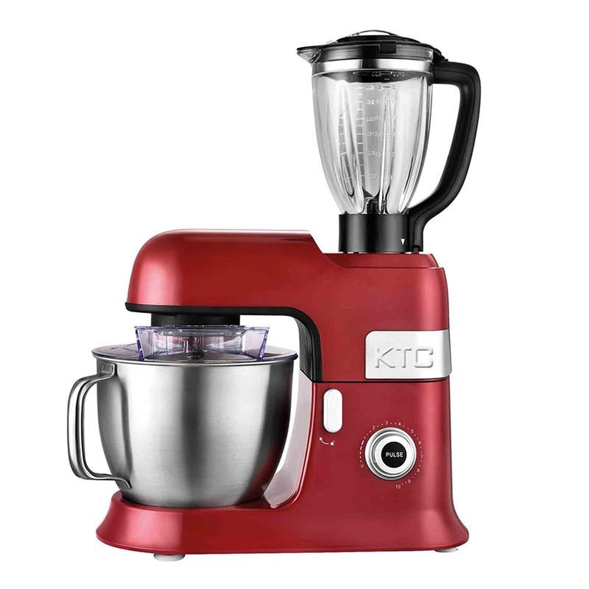 Voir la diapositive 1 : KITCHENCOOK Kitchencook - robot pétrin 6,5l avec blender - 1300w - 10 vitesses+pulse - mouvement planétaire - bol en acier - kit pâtisserie