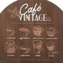 Voir la diapositive 2 : ATMOSPHERA Décoration Murale Vintage  Café  45cm Marron