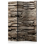 Paris Prix Paravent 3 Volets  Beautiful Brown Stone  135x172cm