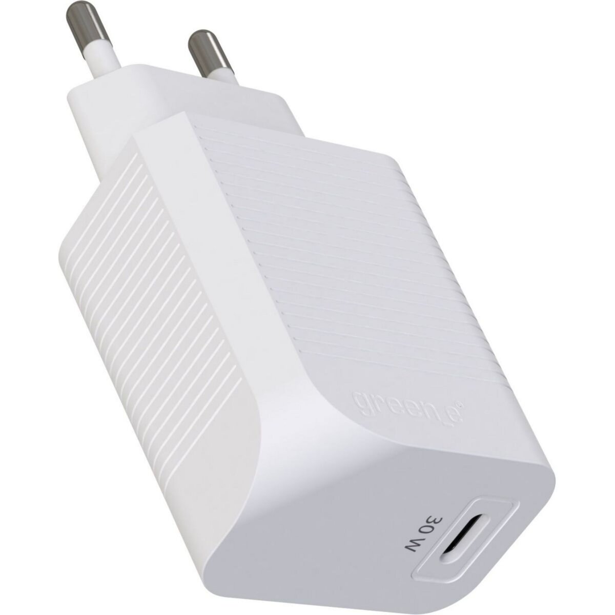 GREEN E Chargeur USB C USB-C 30W blanc