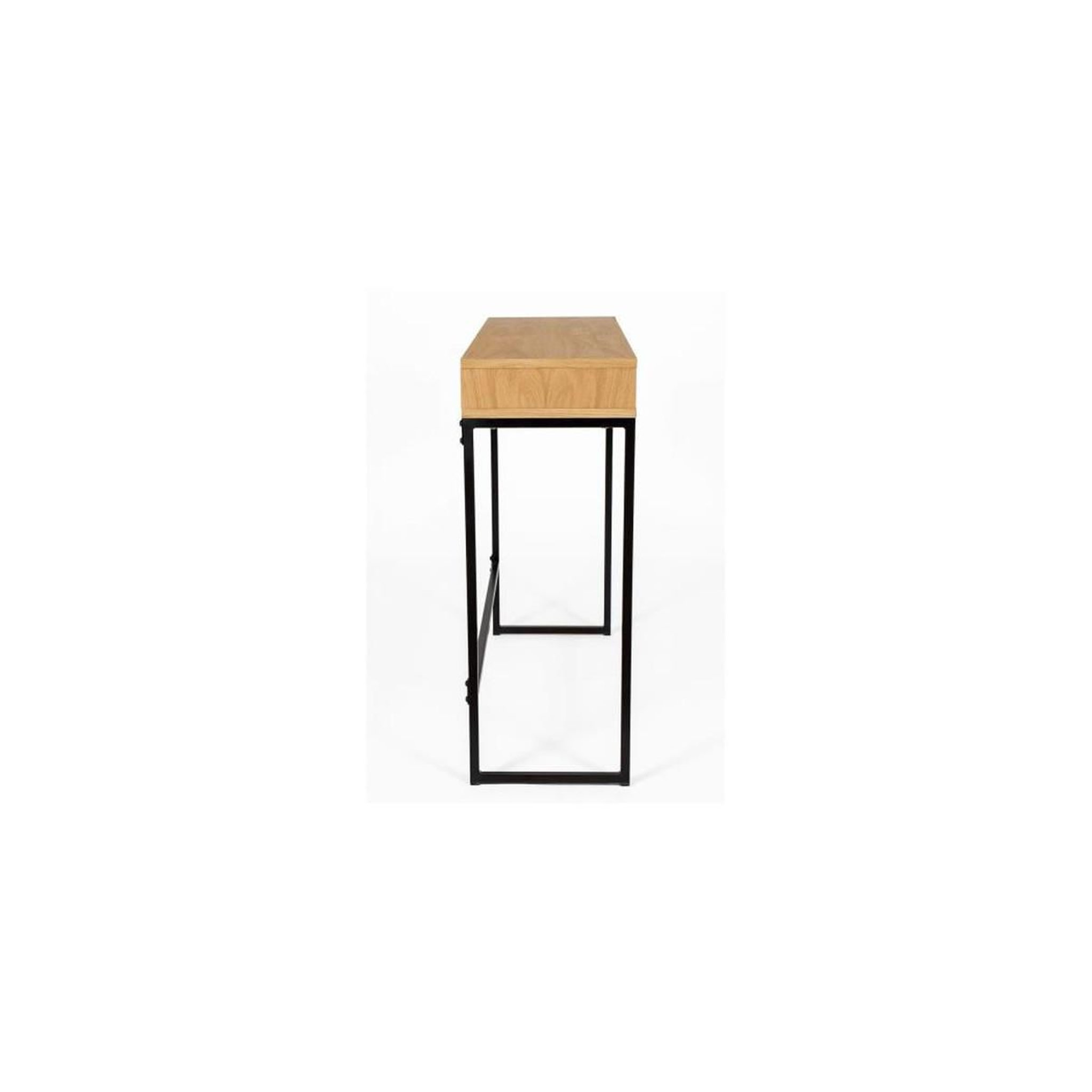 Voir la diapositive 3 : Paris Prix Bureau design  frame  100cm chêne & noir