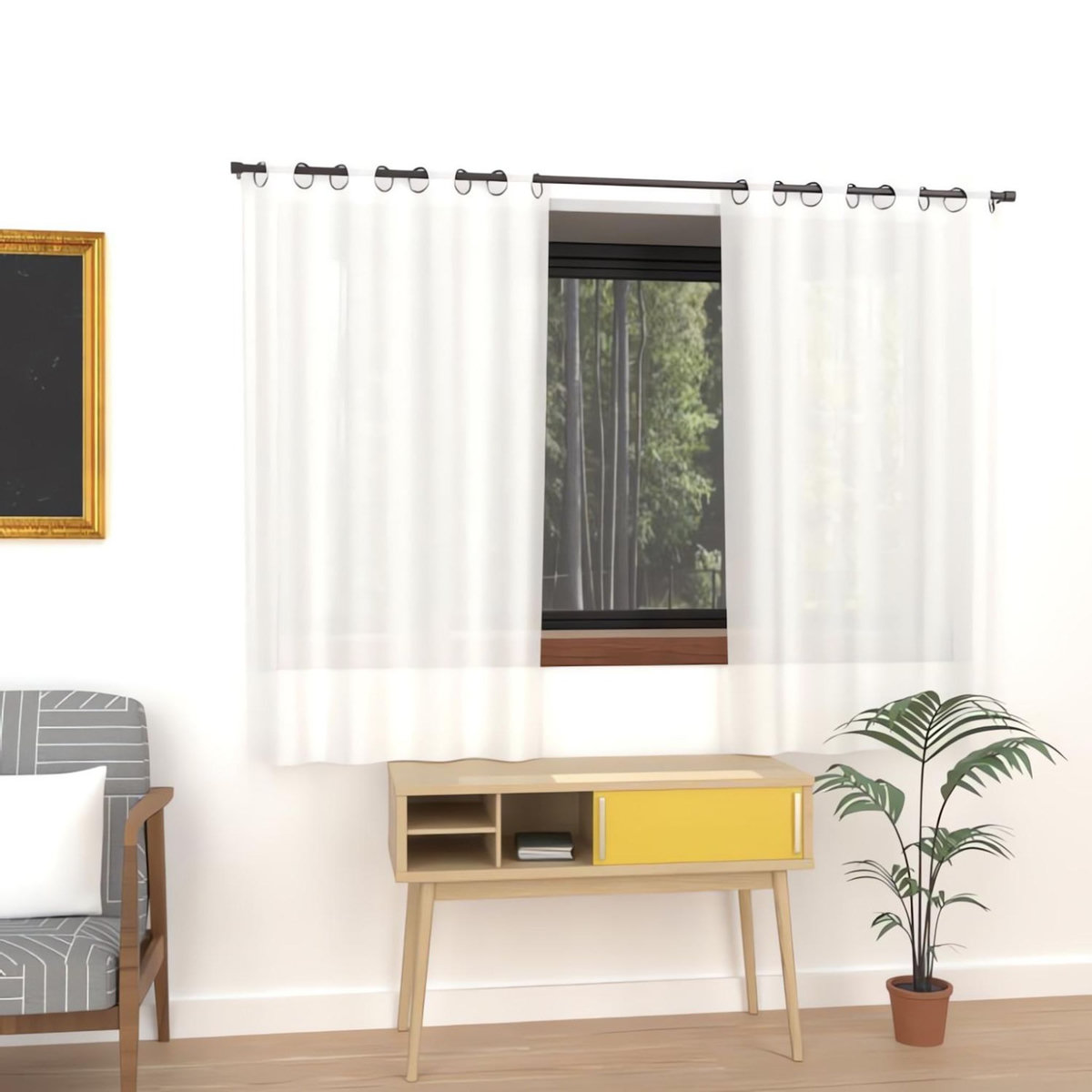 SOLEIL D'OCRE Voilage à oeillets ALIX, par Soleil d'ocre