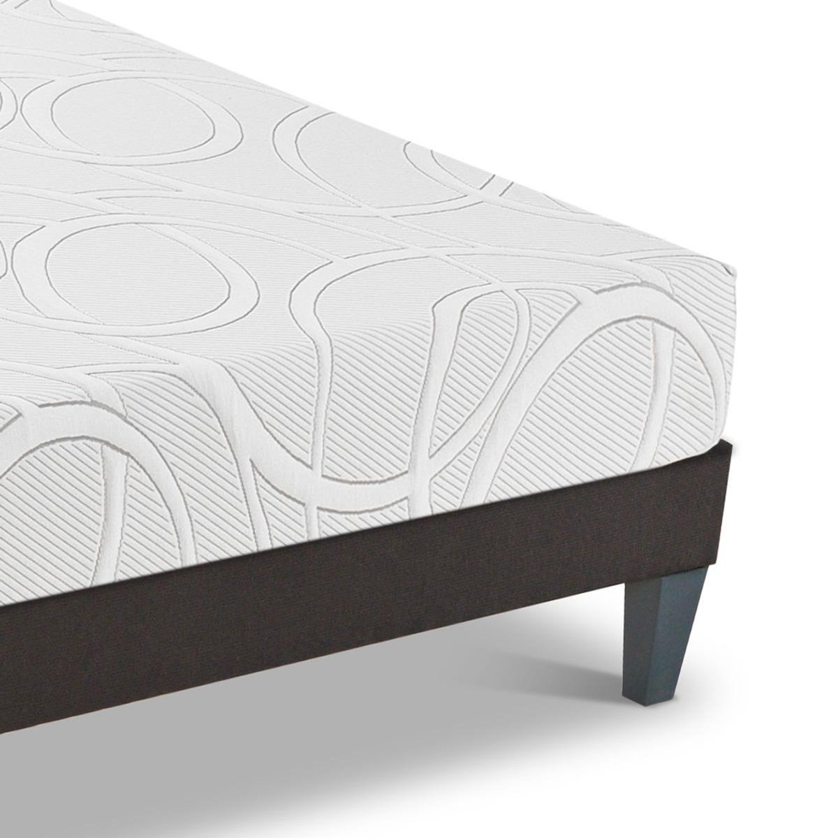 OLYMPE LITERIE OLYMPE LITERIE | Ensemble EUPRAXIE | Matelas Mémoire de forme + Sommier Bois