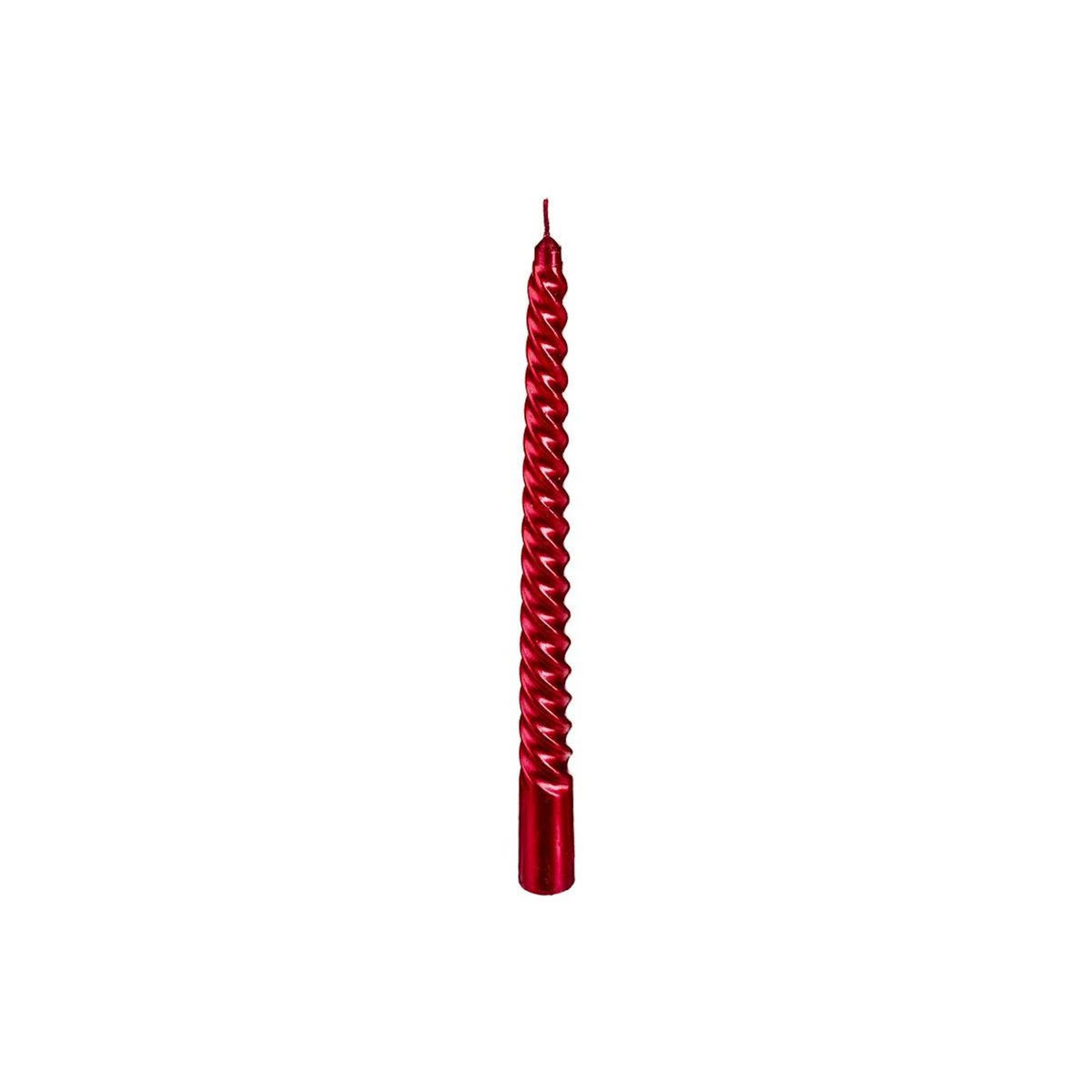 FEERIC LIGHT & CHRISTMAS Lot de 4 Bougies Bâton  Colorama  48g Rouge