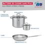 Voir la diapositive 2 : ELO Ensemble de 1 Poêle de cuisson 24 cm et 2 faitouts 14 et 26 cm Elo Profi Citrin