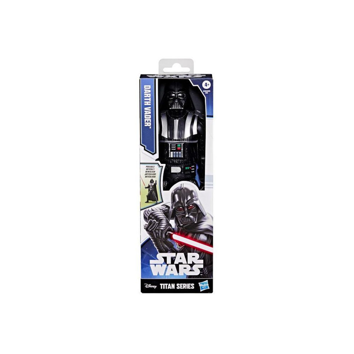 HASBRO Figurine Dark Vador 30 cm, Titan Series, jouets de super-héros pour enfants, Star Wars, des 4 ans