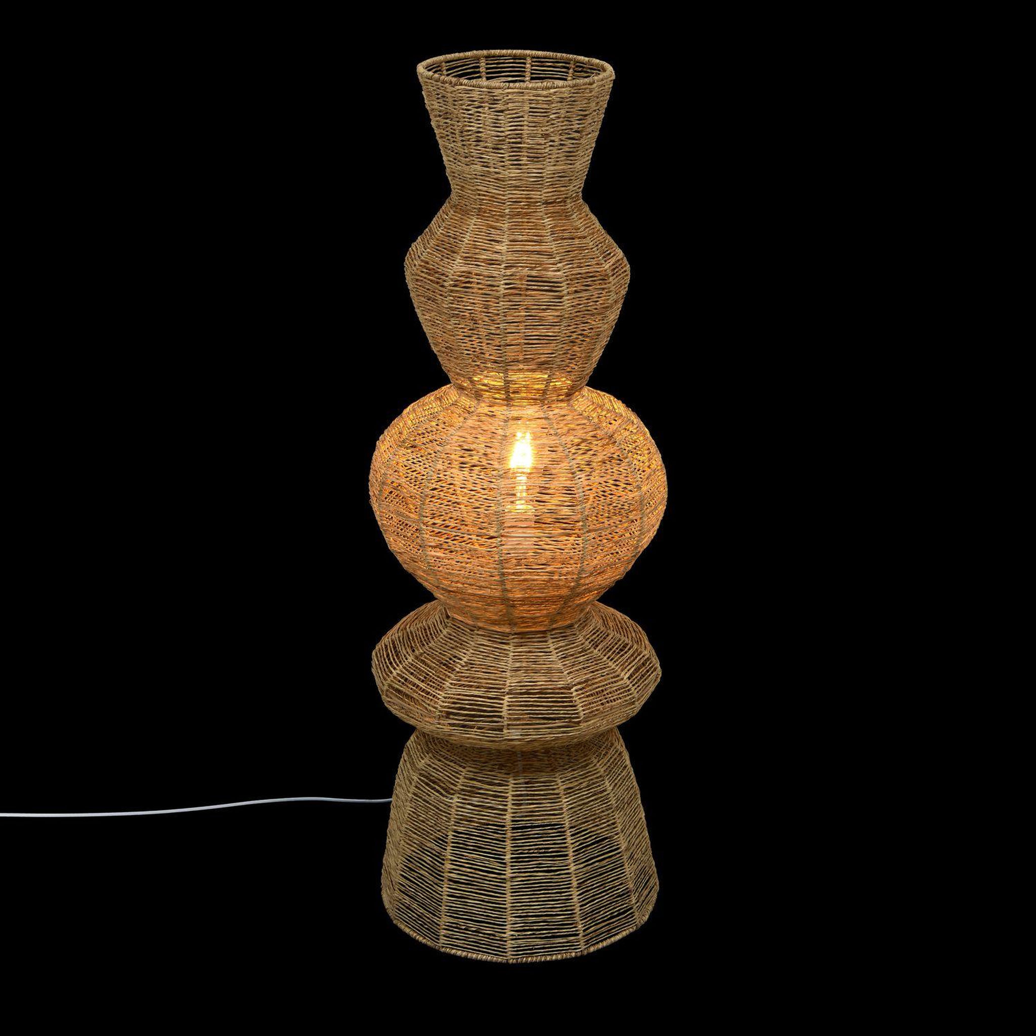 Voir la diapositive 6 : ATMOSPHERA Lampadaire en jute titus - beige